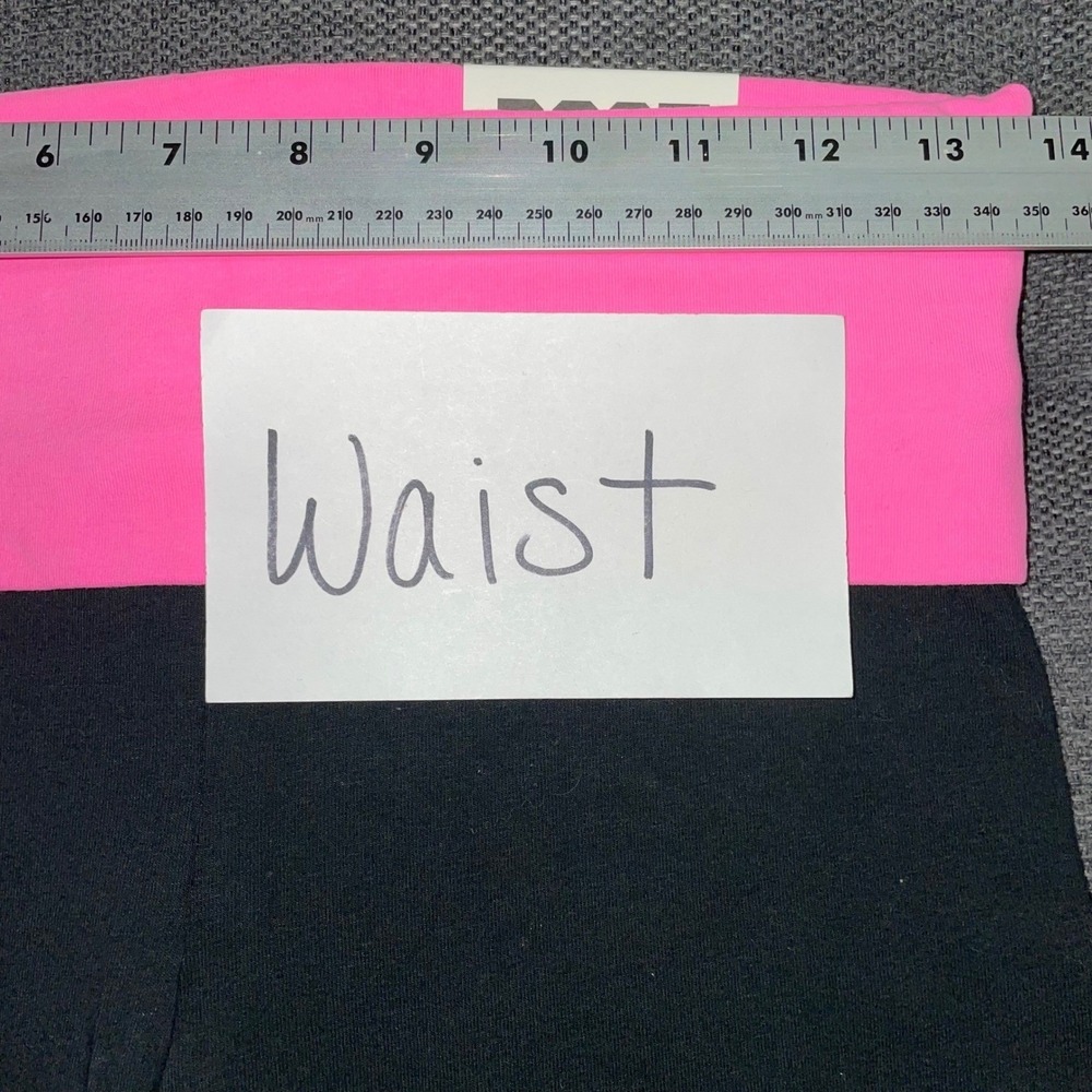NEW Victorias Secret PINK Yoga Foldover Pants Bootcut Flare Leopard Waist Y2K XS - Picture 6 of 8